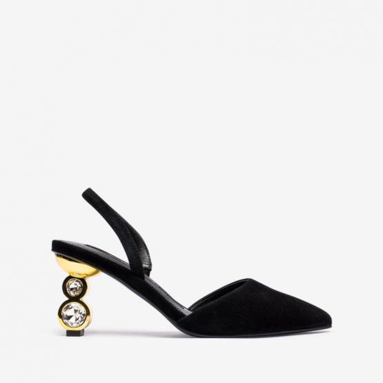 Black and gold ladies shoes online