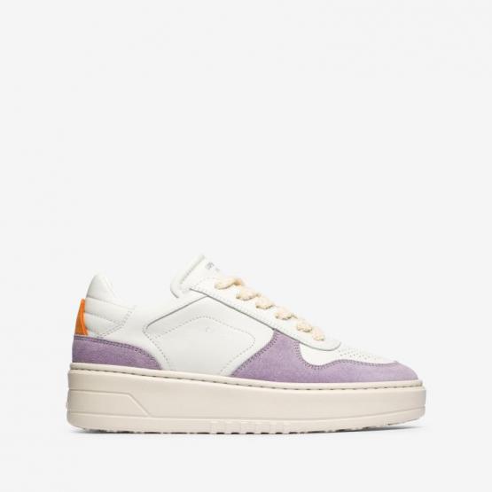 CPH75 LEATHER MIX WHITE PURPLE 