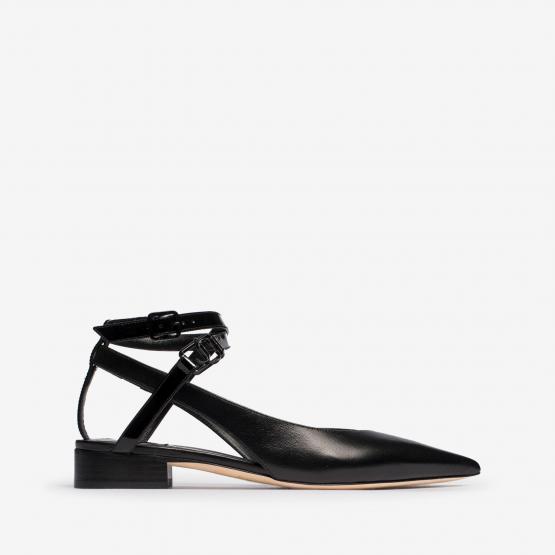 91598 JEMIMA FLAT BLACK 39½