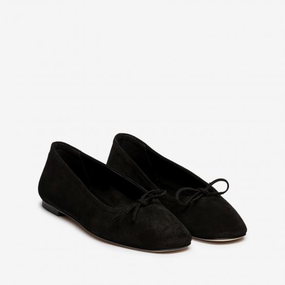 DELFINA SUEDE LEATHER BLACK 