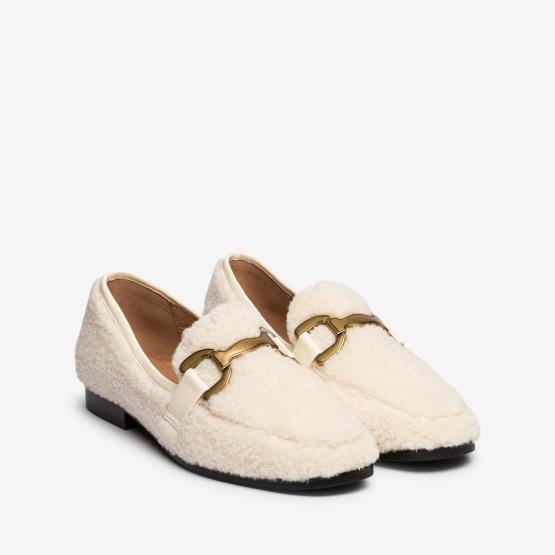 570Z92VK I24 LOAFERS OFF WHITE 