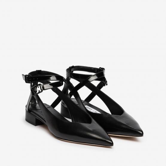 91598 JEMIMA FLAT BLACK 39½