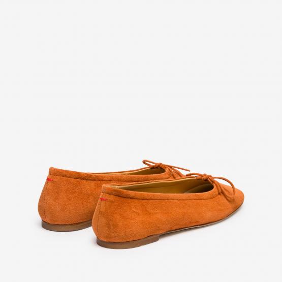 DELFINA KID SUEDE TANGERINE 40