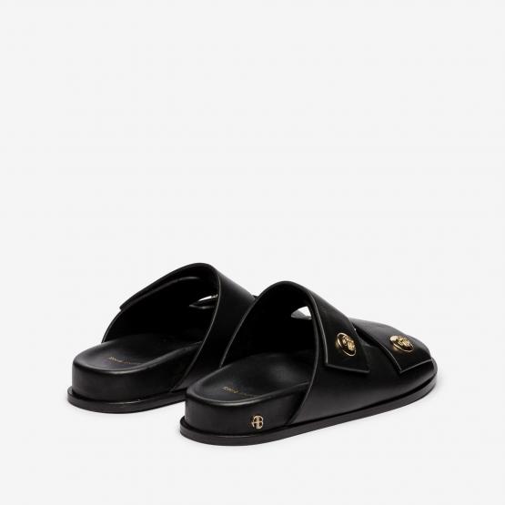 A144213000 ELLA SLIDES BLACK 37