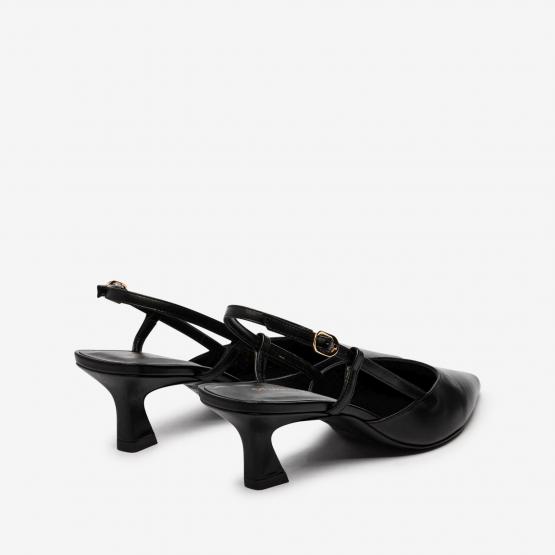 SJ434 BLK VINNIE 50 SLINGBACK 37½