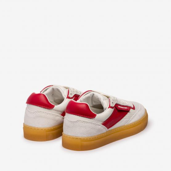 CPH90 LEATHER WHITE RED 39