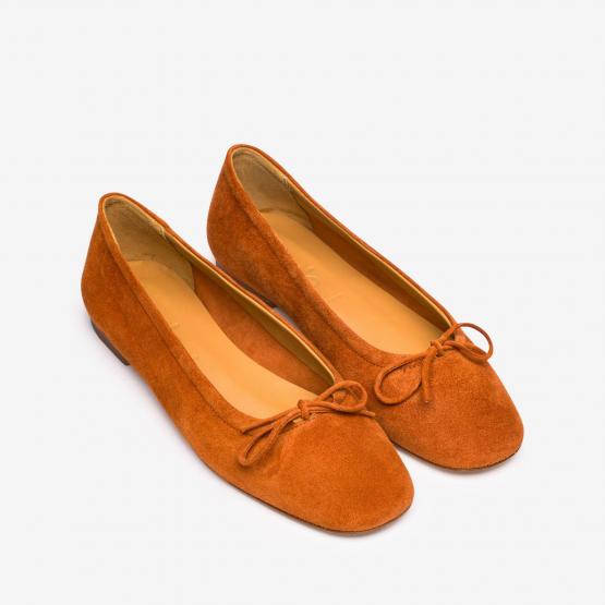 DELFINA KID SUEDE TANGERINE 40