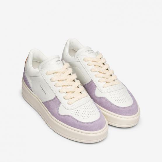 CPH75 LEATHER MIX WHITE PURPLE 