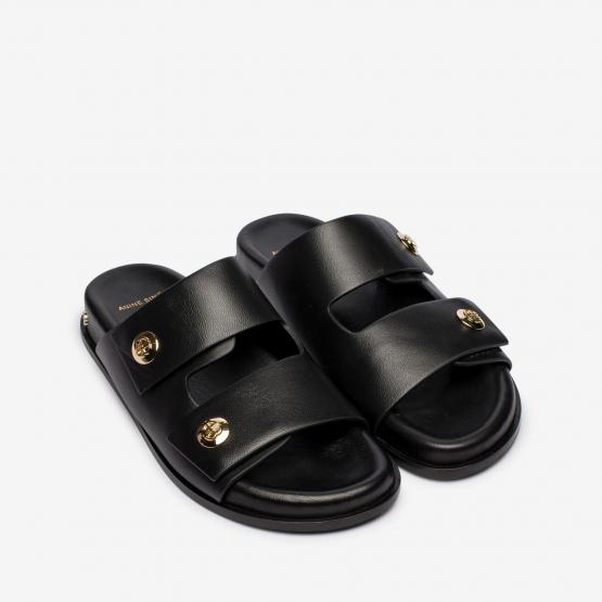 A144213000 ELLA SLIDES BLACK 37