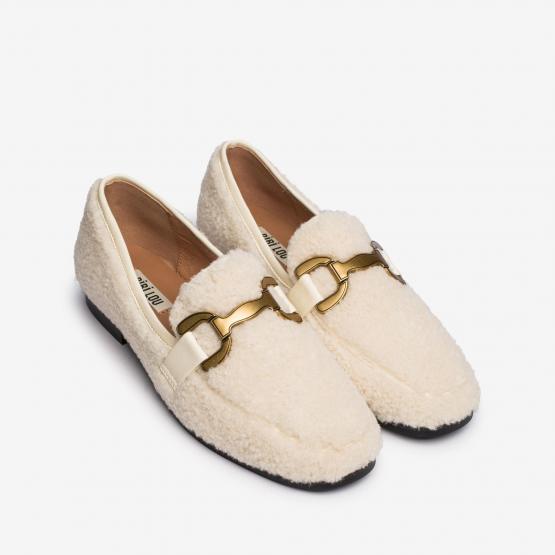 570Z92VK I24 LOAFERS OFF WHITE 